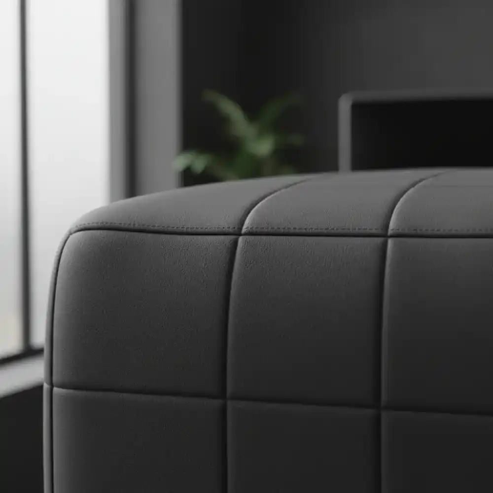 Close up of the durable, washable tech-fabric cover